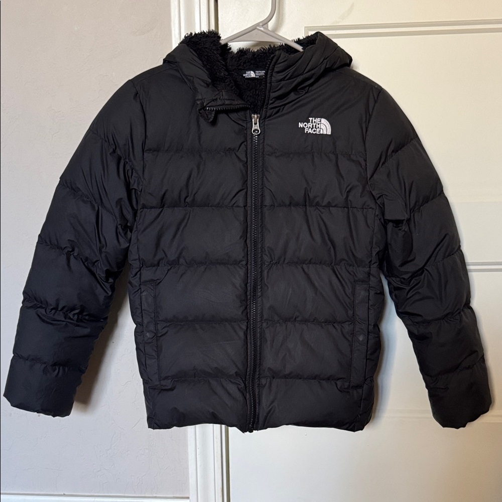 The North Face Hooded Puffer Coat Black